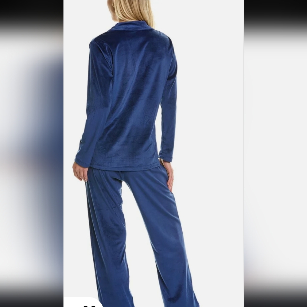 Intimates 2 PC MEL Sleep / Lounge  Velour Set  Size:Large - Picture 2 of 9